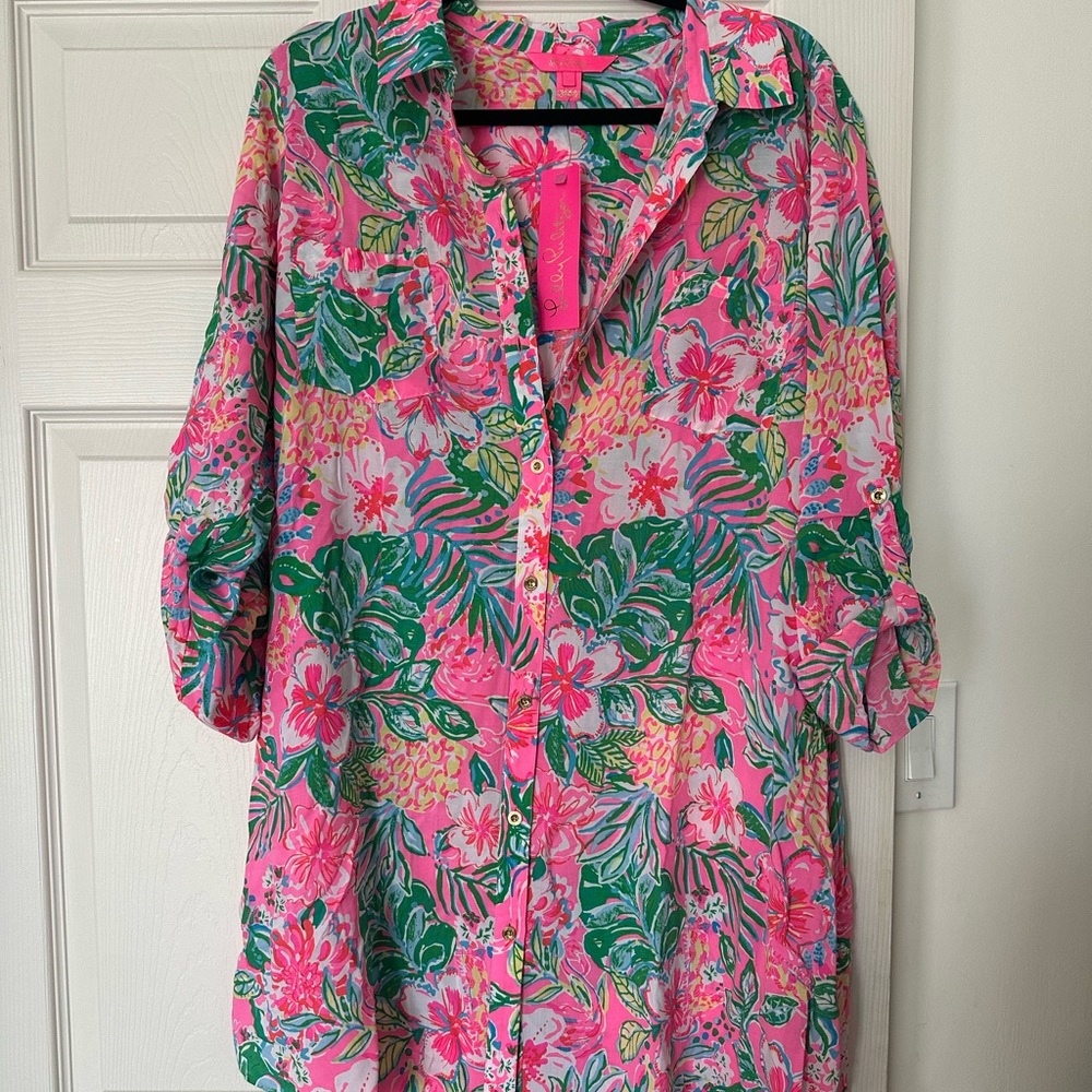 NWT Lilly Pulitzer dress beach cover up